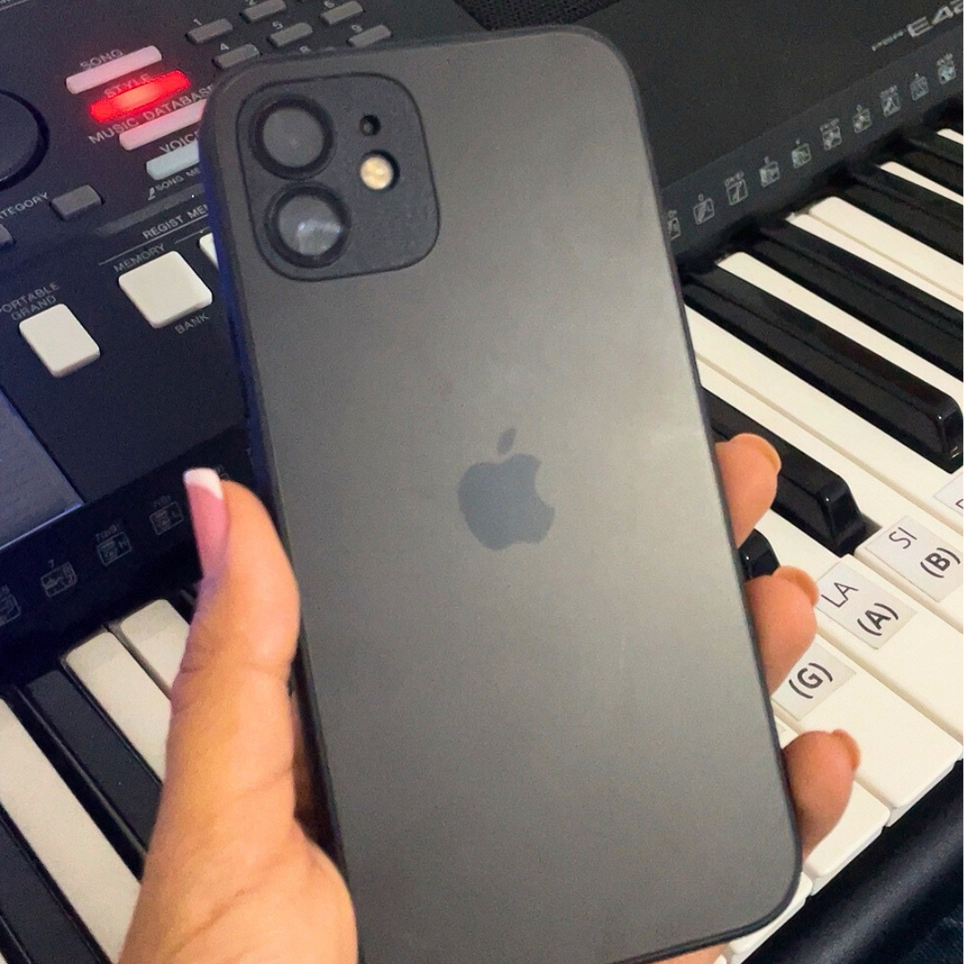 Case iPhone Vidro Temperado Fosco MagSafe Vitra Pro