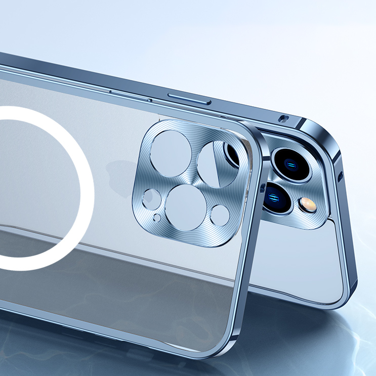 Case iPhone Metal Protect MagSafe em Liga de Alumínio