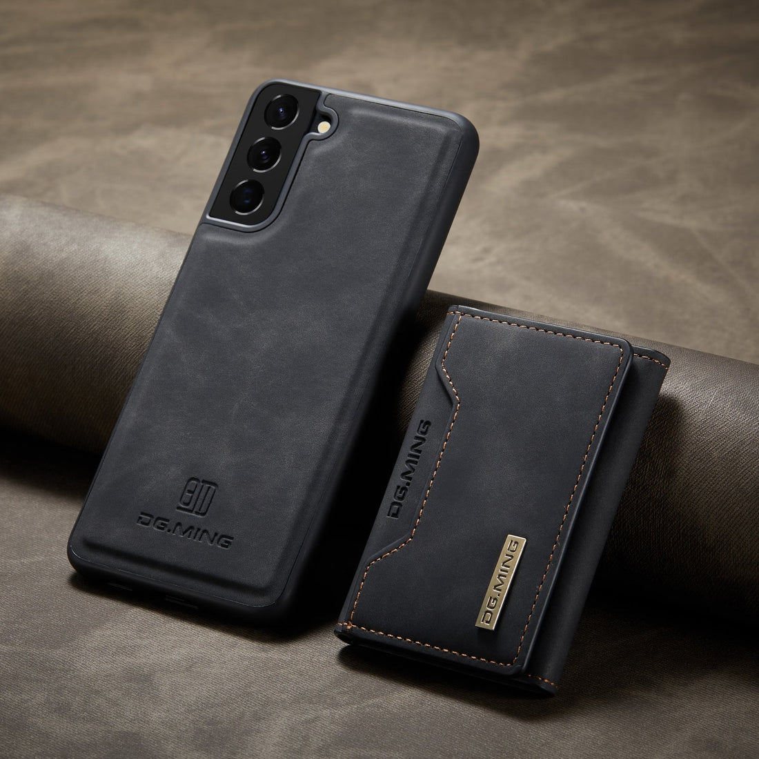 Capa Samsung Couro com Carteira Magnética Destacável 2 em 1